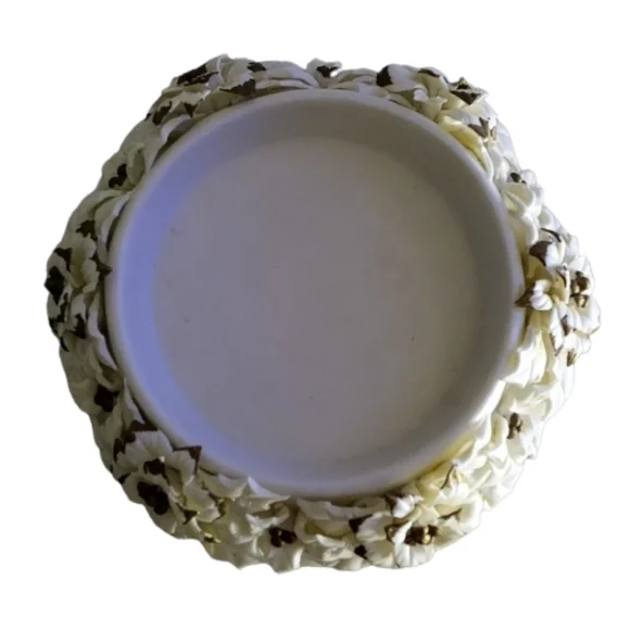 Pillar Candle Holder | Welcome Home | Poinsettia | - Picture 1 of 3